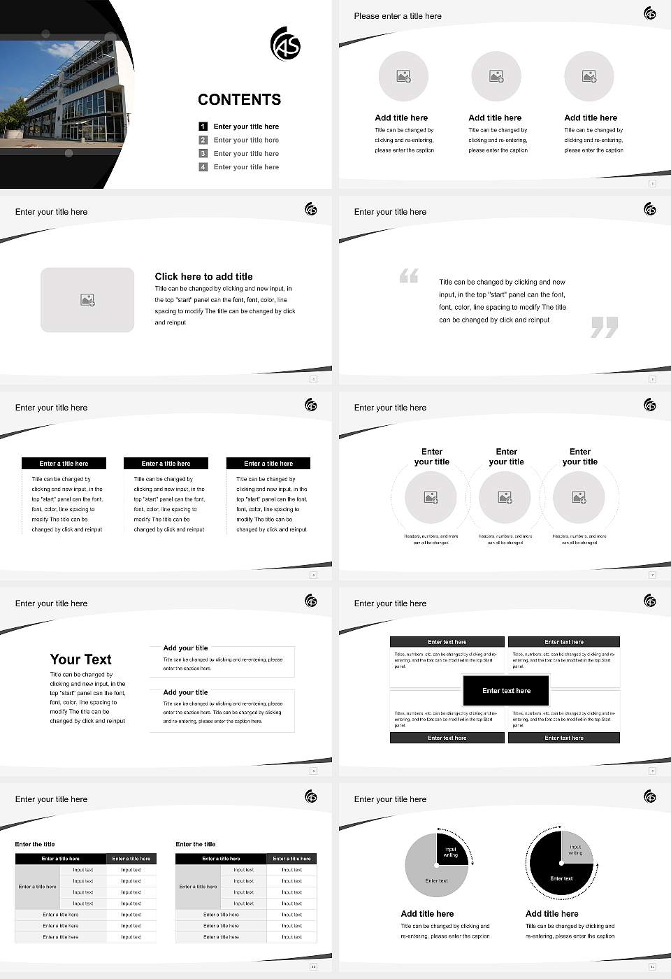 Albstadt-Sigmaringen University Course/Courseware Creation PPT Template16:9 ratio PPT effect preview image2