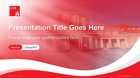 University of Hamburg Lecture Sharing and Networking Event PPT Template