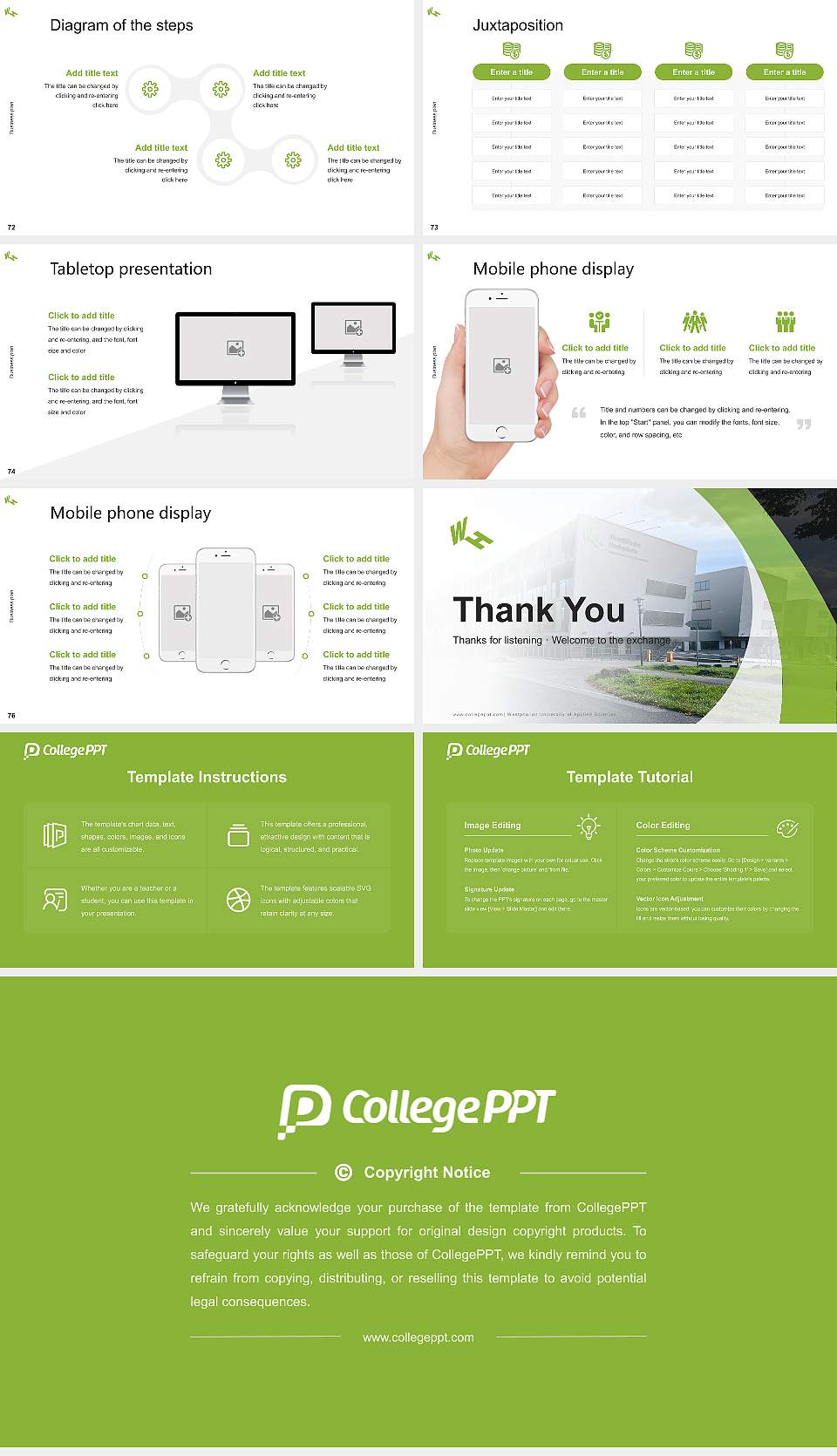 Westphalian University of Applied Sciences Competition/Entrepreneurship Contest PPT Template16:9 ratio PPT effect preview image9