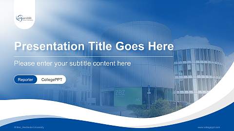 Witten_Herdecke University Lecture Sharing and Networking Event PPT Template