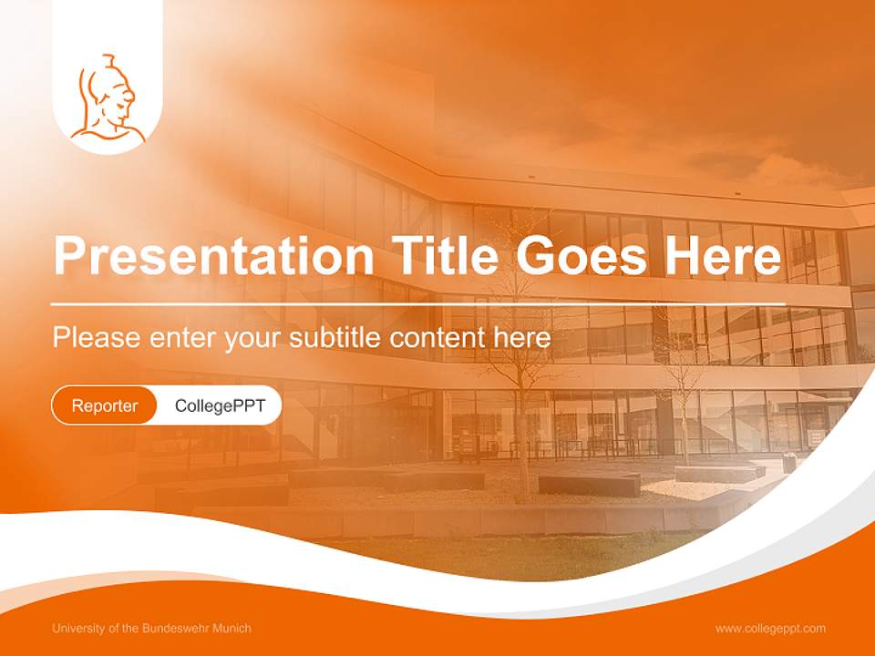 University of the Bundeswehr Munich Lecture Sharing and Networking Event PPT Template4:3 ratio PPT effect preview image4
