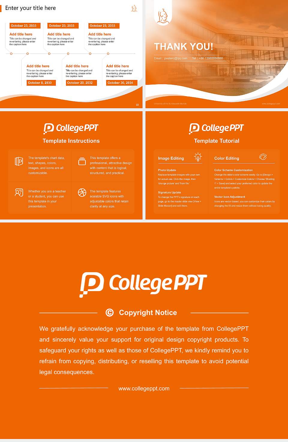 University of the Bundeswehr Munich Lecture Sharing and Networking Event PPT Template4:3 ratio PPT effect preview image4