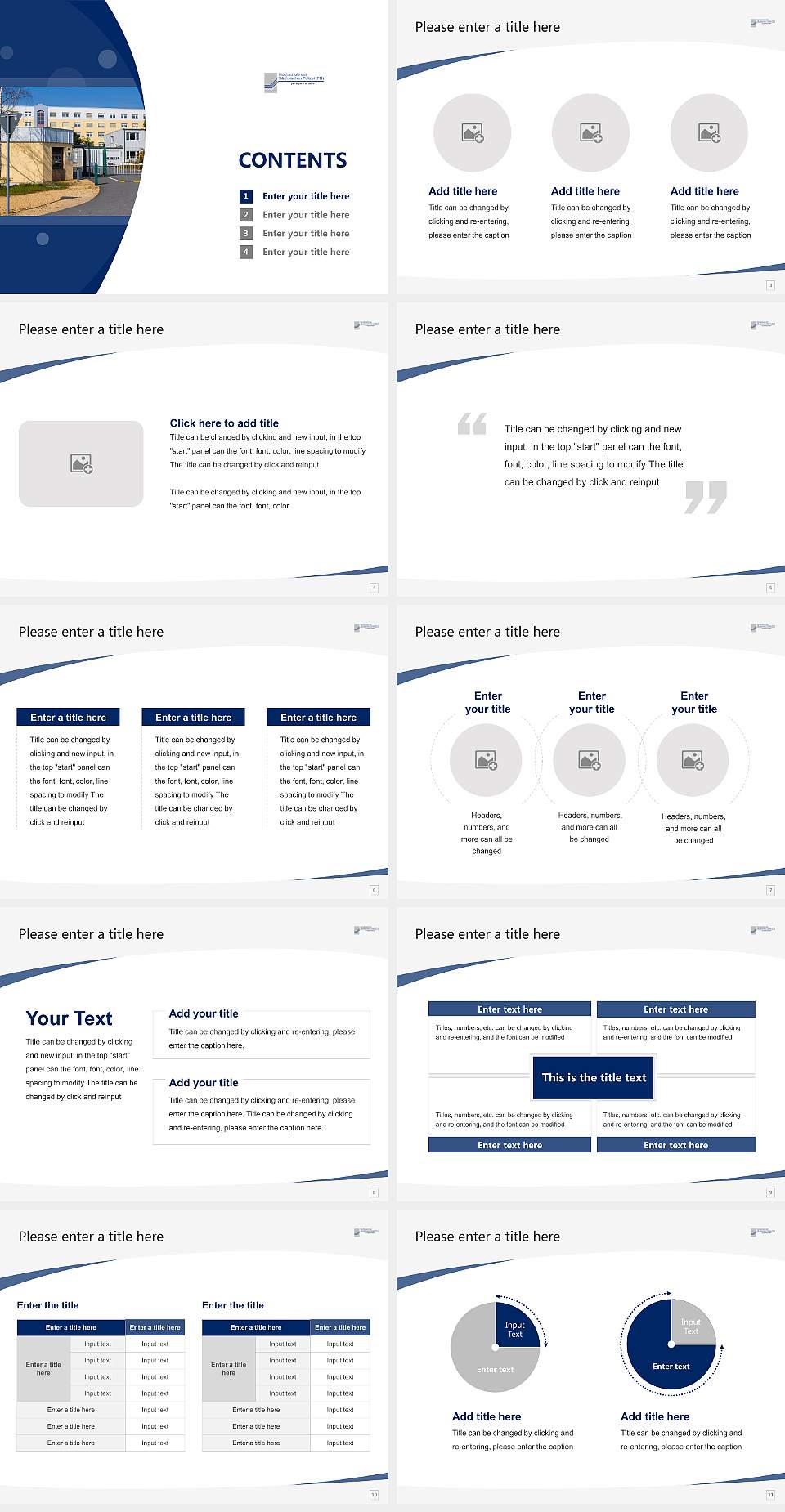 University of the Saxon Police (University of Applied Sciences) Course/Courseware Creation PPT Template4:3 ratio PPT effect preview image2