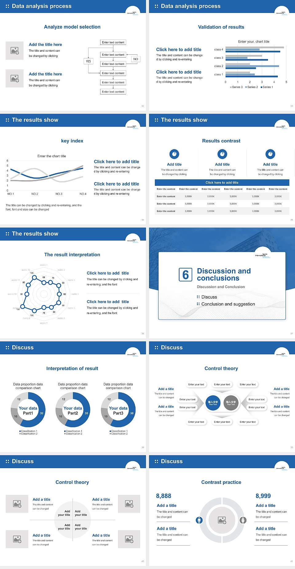 Berlin International University of Applied Sciences Graduation Thesis Defense PPT Template4:3 ratio PPT effect preview image5