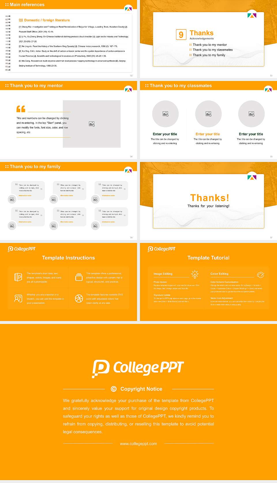 Augustana University Neuendettelsau Graduation Thesis Defense PPT Template16:9 ratio PPT effect preview image7