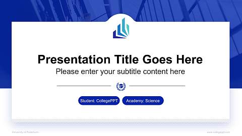 University of Paderborn National Scholarship Defense PPT Template