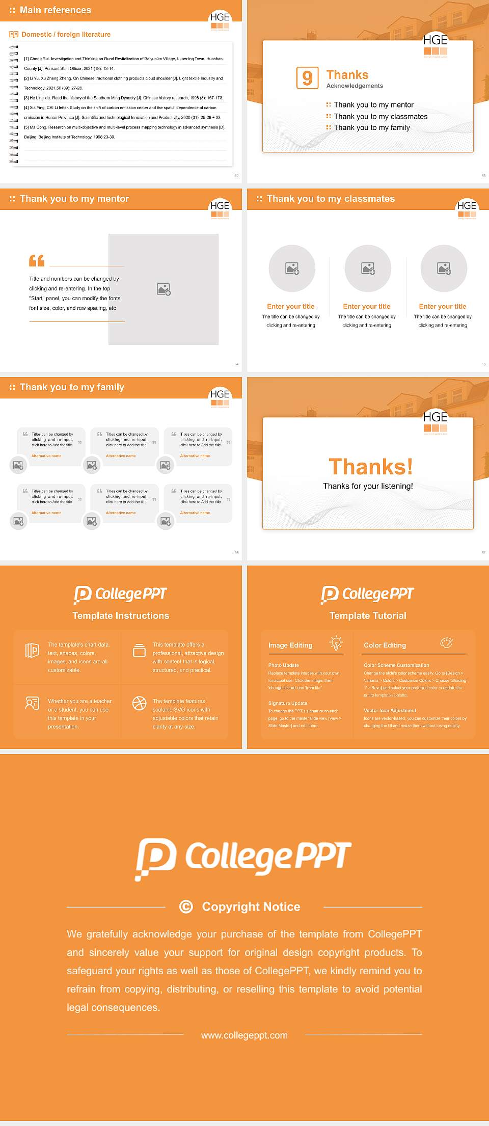 University of Health Professions Eberswalde Graduation Thesis Defense PPT Template4:3 ratio PPT effect preview image7