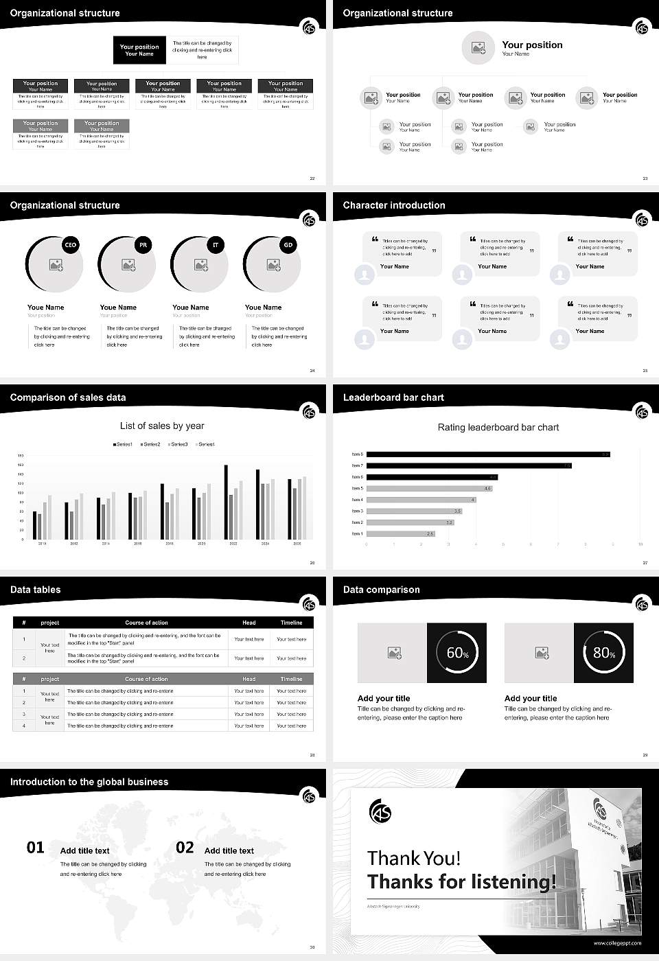 Albstadt-Sigmaringen University Academic Presentation/Research Findings Report PPT Template16:9 ratio PPT effect preview image4