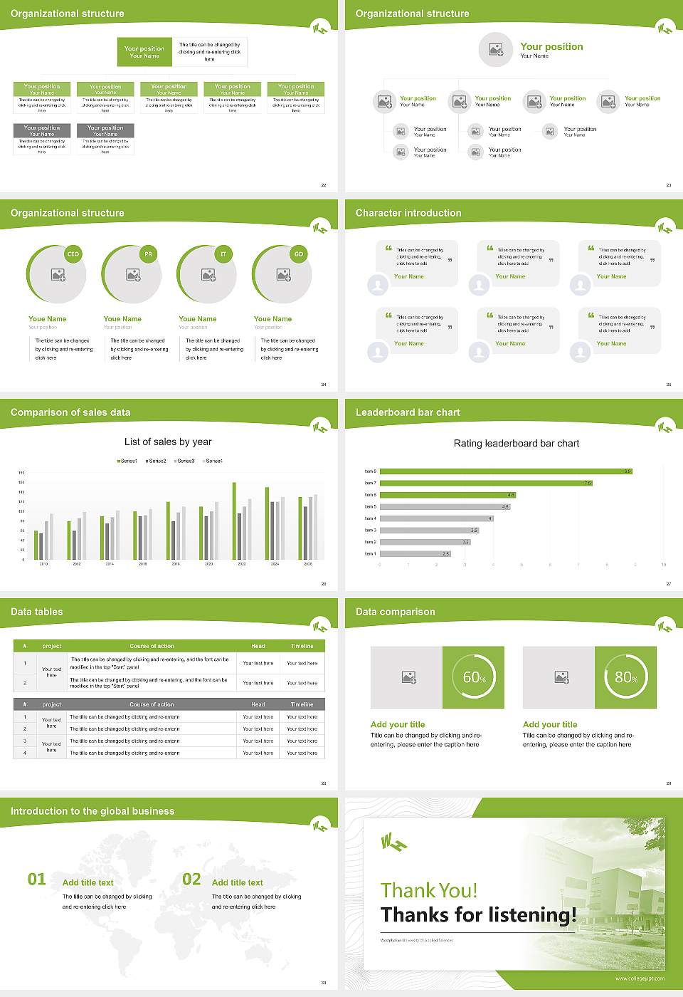 Westphalian University of Applied Sciences Academic Presentation/Research Findings Report PPT Template16:9 ratio PPT effect preview image4
