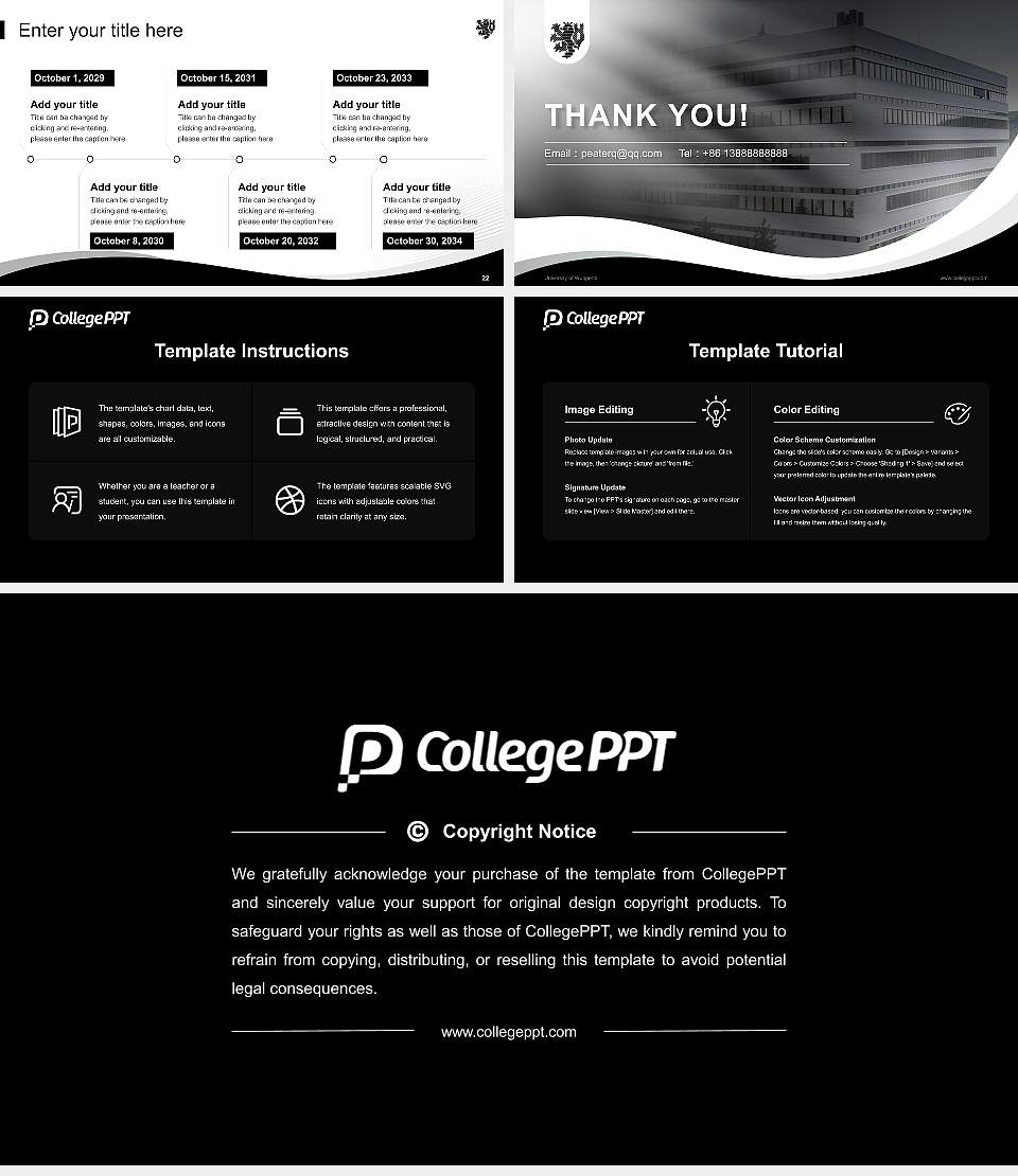University of Wuppertal Lecture Sharing and Networking Event PPT Template16:9 ratio PPT effect preview image4