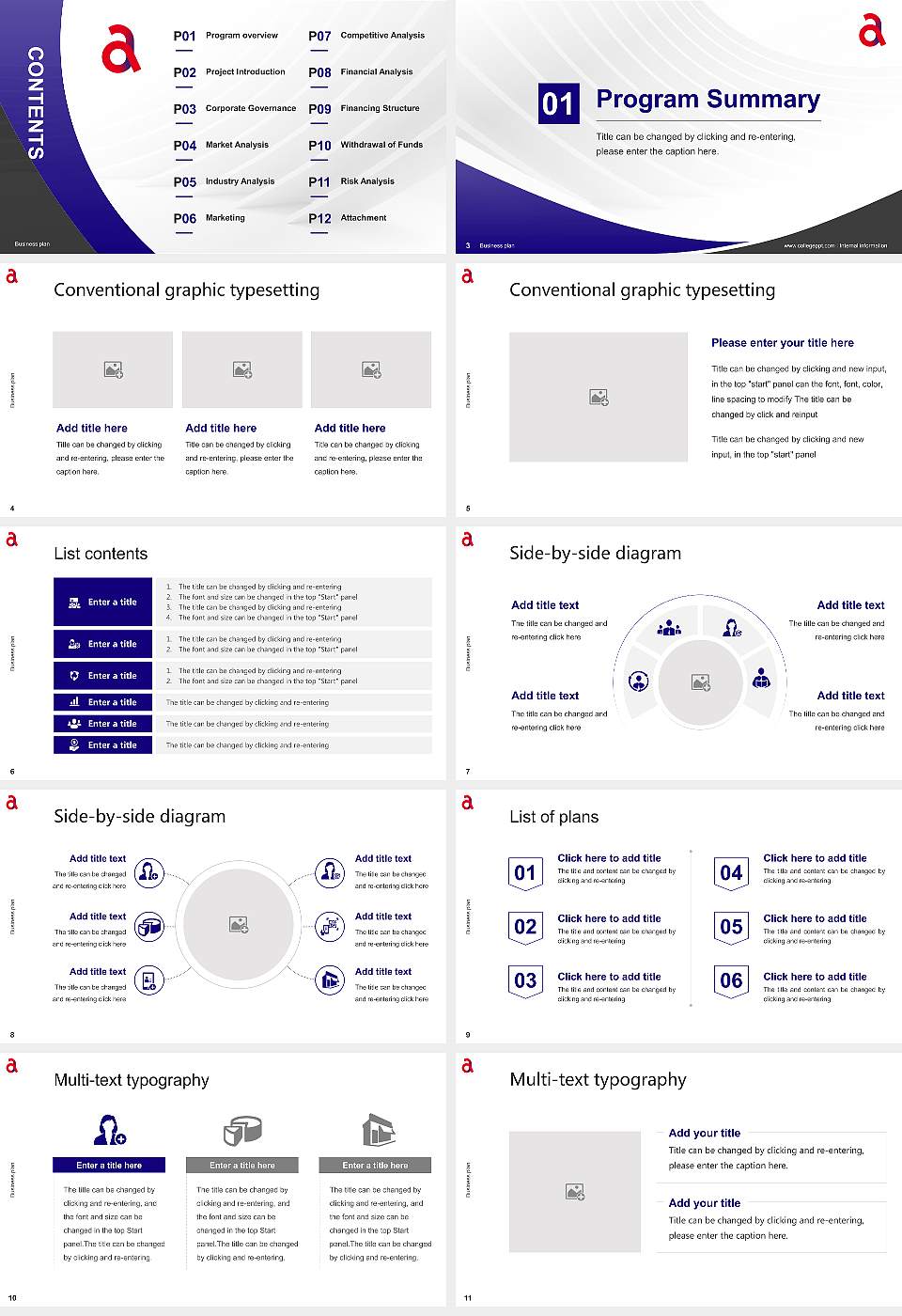 Anhalt University of Applied Sciences Competition/Entrepreneurship Contest PPT Template16:9 ratio PPT effect preview image2
