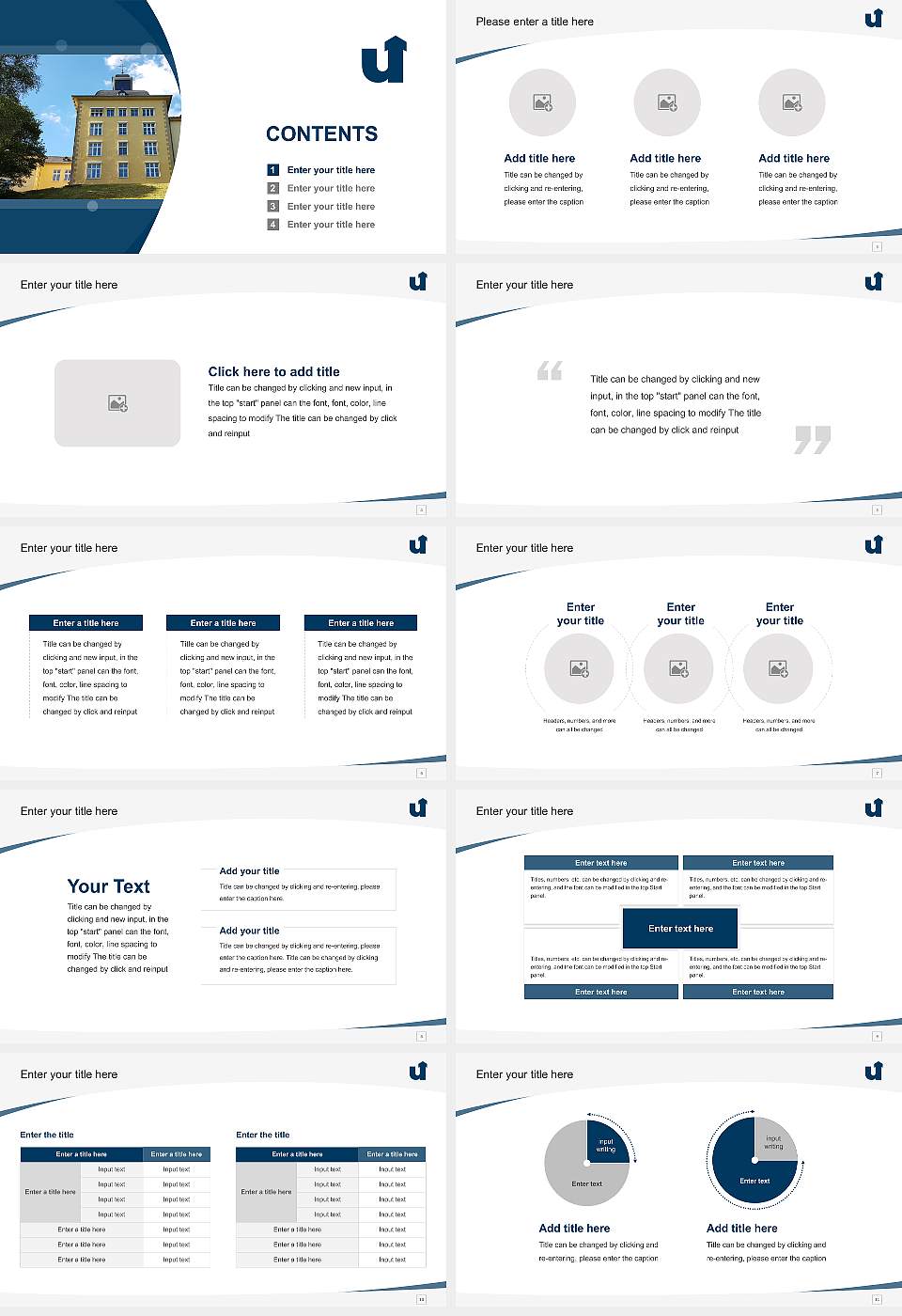 University of Siegen – Emmy Noether campus Course/Courseware Creation PPT Template16:9 ratio PPT effect preview image2