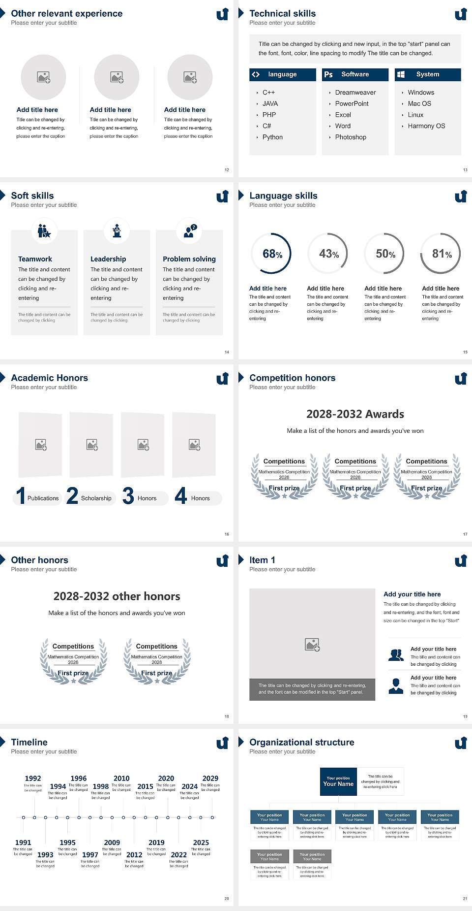 University of Siegen – Unteres Schloss campus Resume PPT Template4:3 ratio PPT effect preview image3