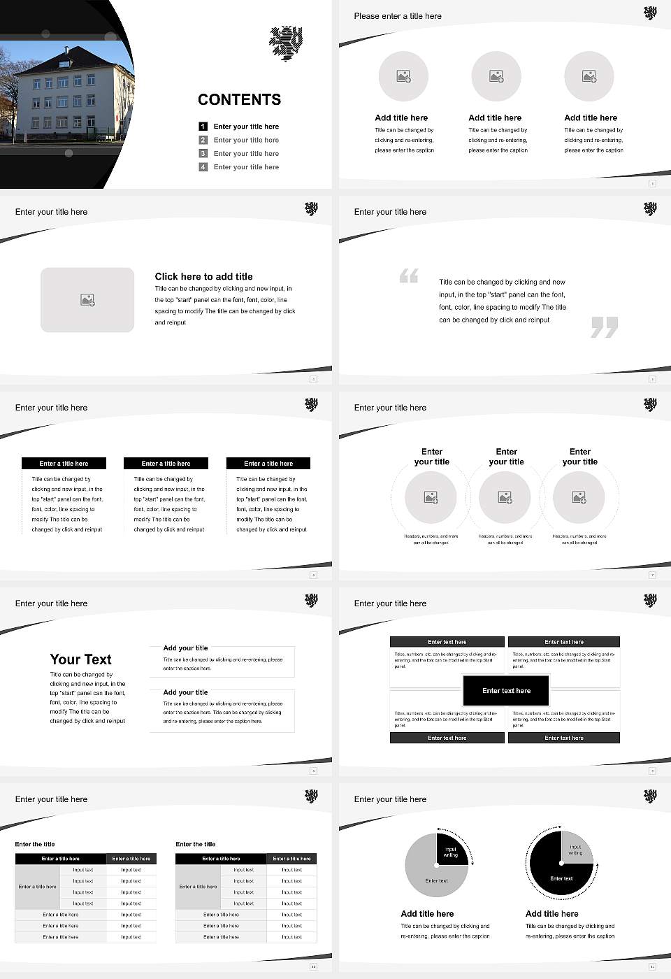 University of Wuppertal – Freudenberg campus Course/Courseware Creation PPT Template16:9 ratio PPT effect preview image2