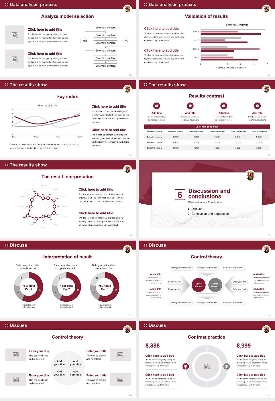 University of Public Administration Rhineland-Palatinate Graduation Thesis Defense PPT Template16:9 ratio PPT effect preview image5