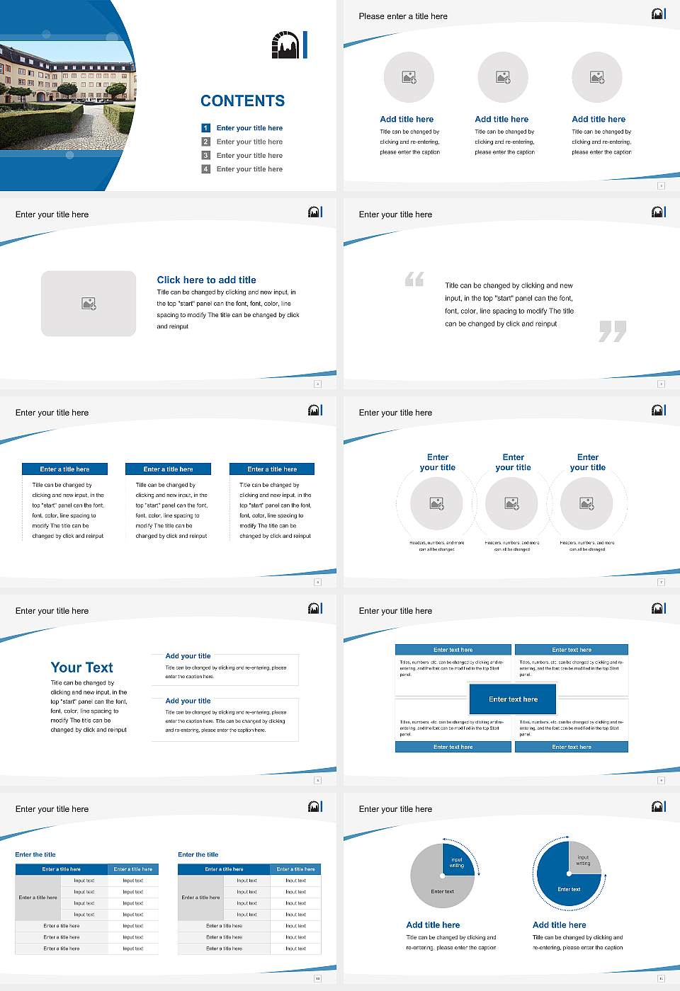University of the German Bundesbank Course/Courseware Creation PPT Template16:9 ratio PPT effect preview image2
