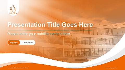 University of the Bundeswehr Munich Lecture Sharing and Networking Event PPT Template