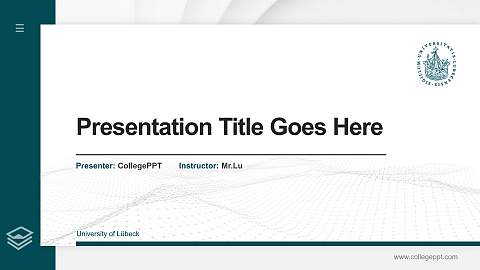 University of Lübeck Thesis Proposal/Graduation Defense PPT Template