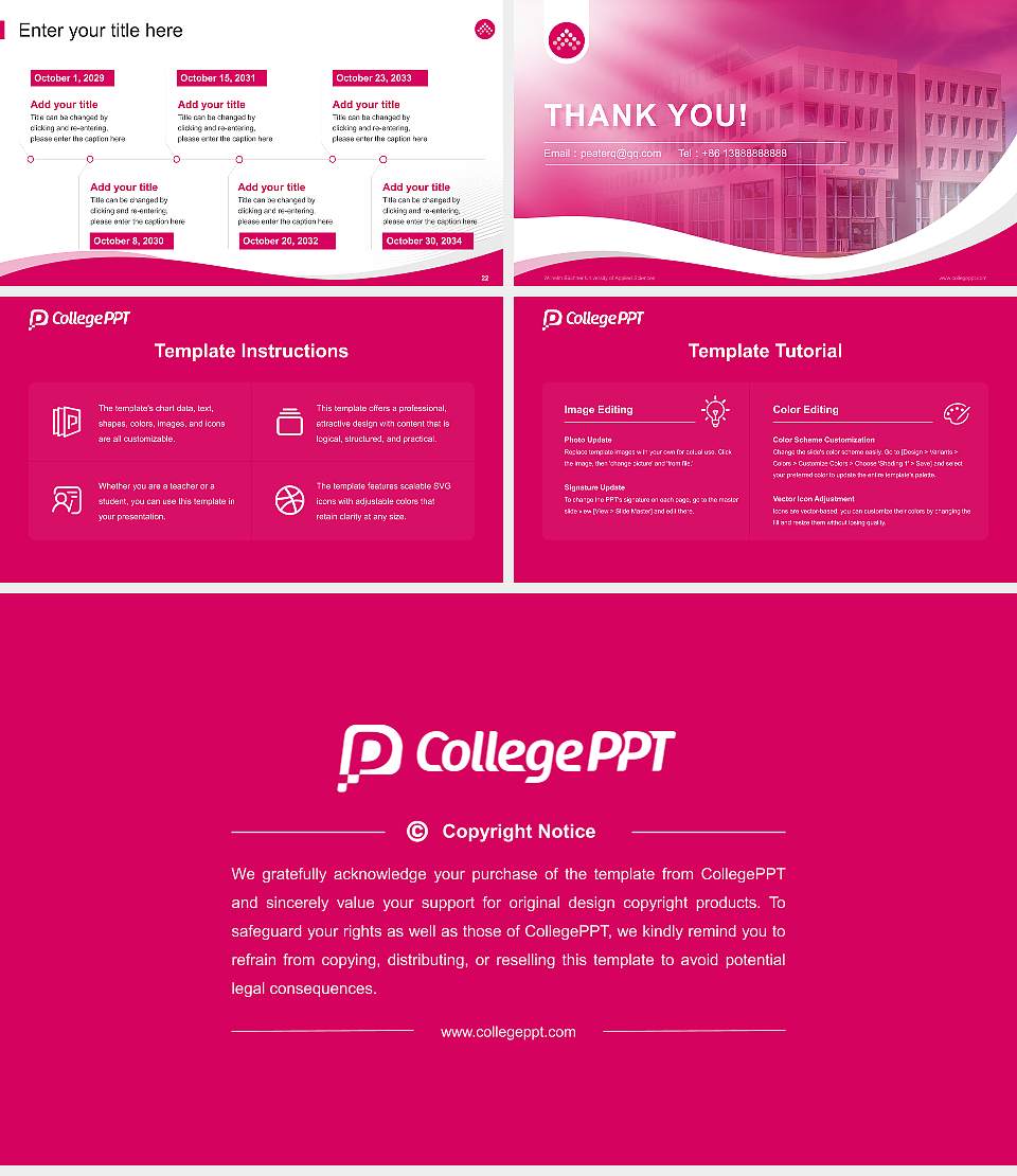 Wilhelm Büchner University of Applied Sciences Lecture Sharing and Networking Event PPT Template16:9 ratio PPT effect preview image4