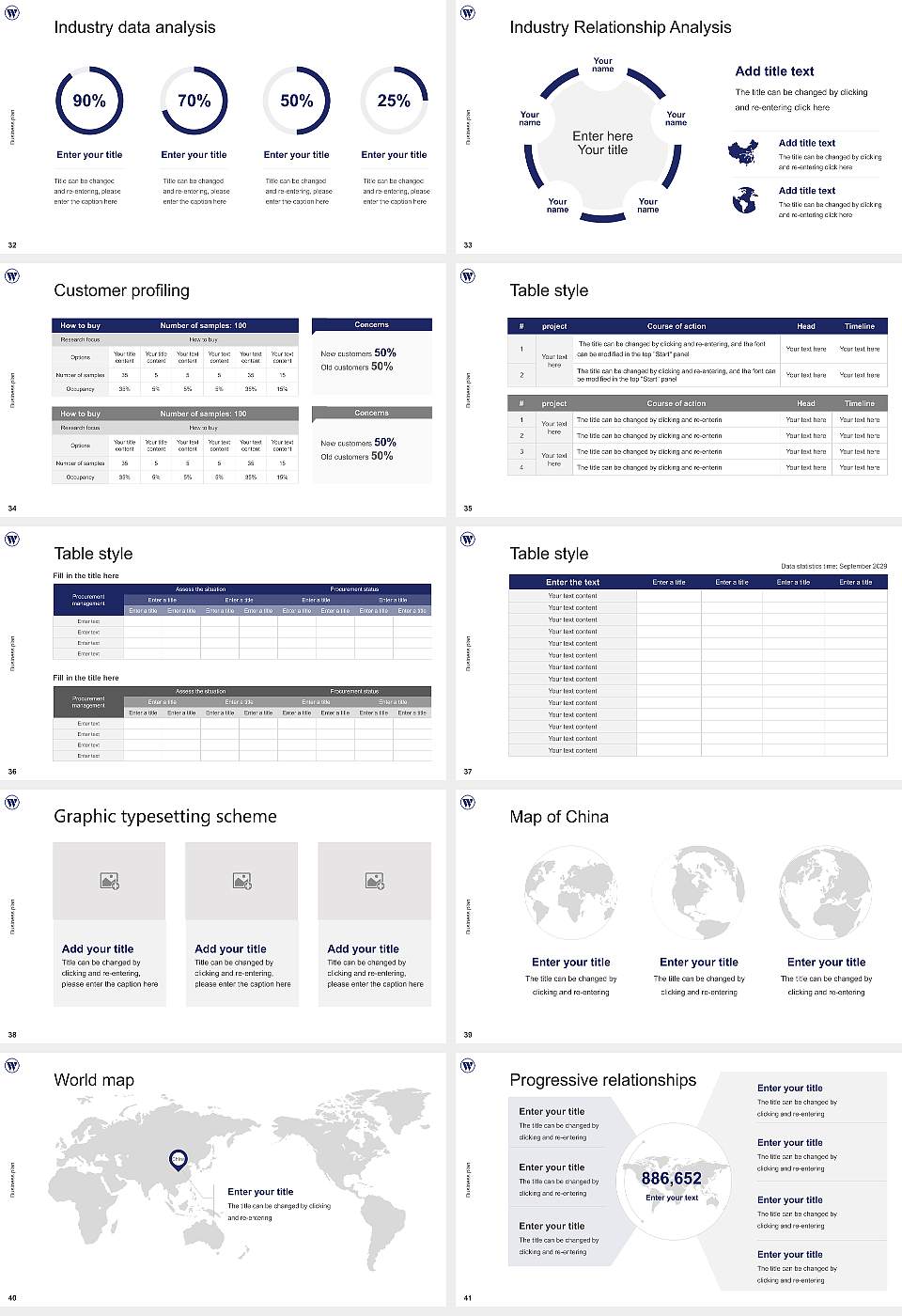 Wedel University of Applied Sciences Competition/Entrepreneurship Contest PPT Template16:9 ratio PPT effect preview image5