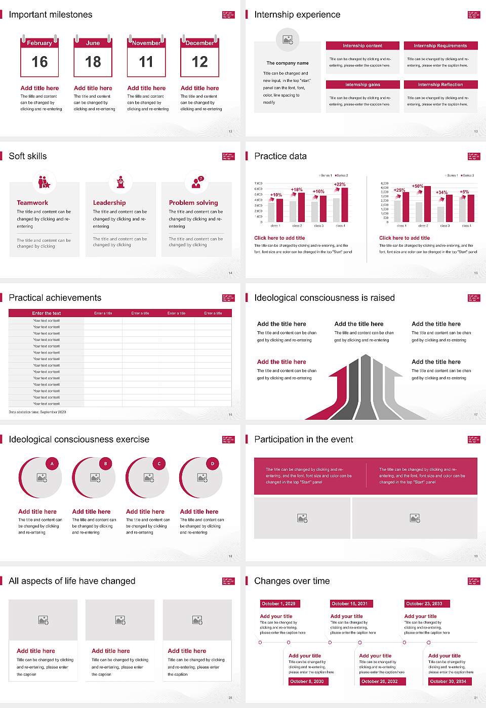 Bauhaus University Weimar National Scholarship Defense PPT Template16:9 ratio PPT effect preview image3