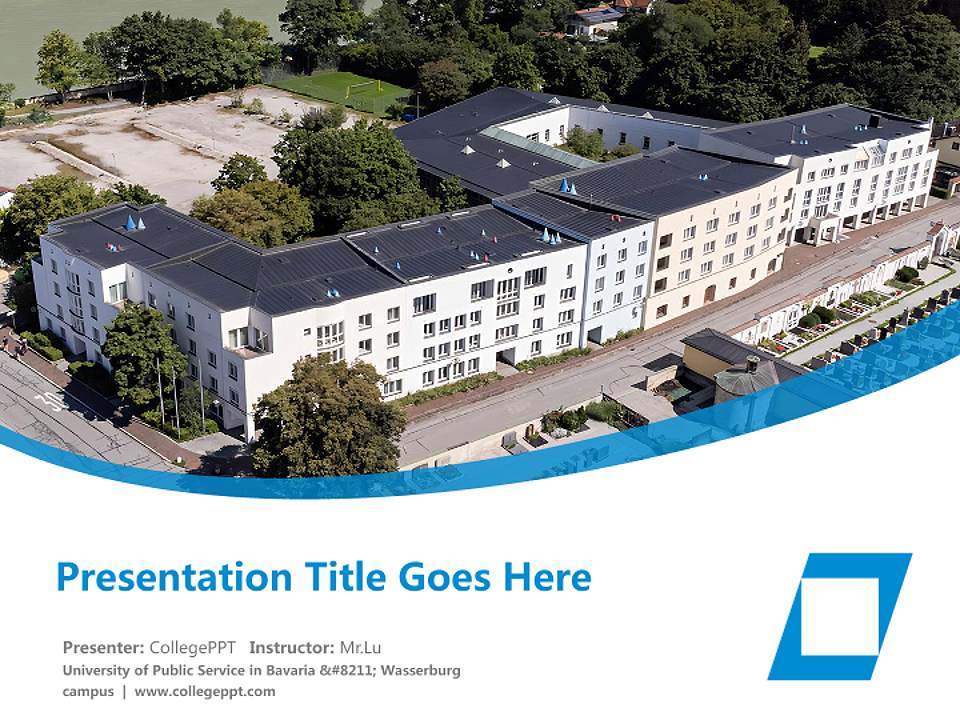 University of Public Service in Bavaria – Wasserburg campus Course/Courseware Creation PPT Template4:3 ratio PPT effect preview image5