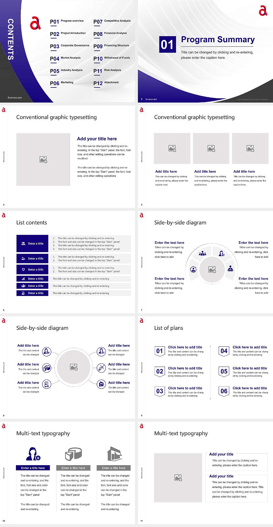 Anhalt University of Applied Sciences Competition/Entrepreneurship Contest PPT Template4:3 ratio PPT effect preview image2