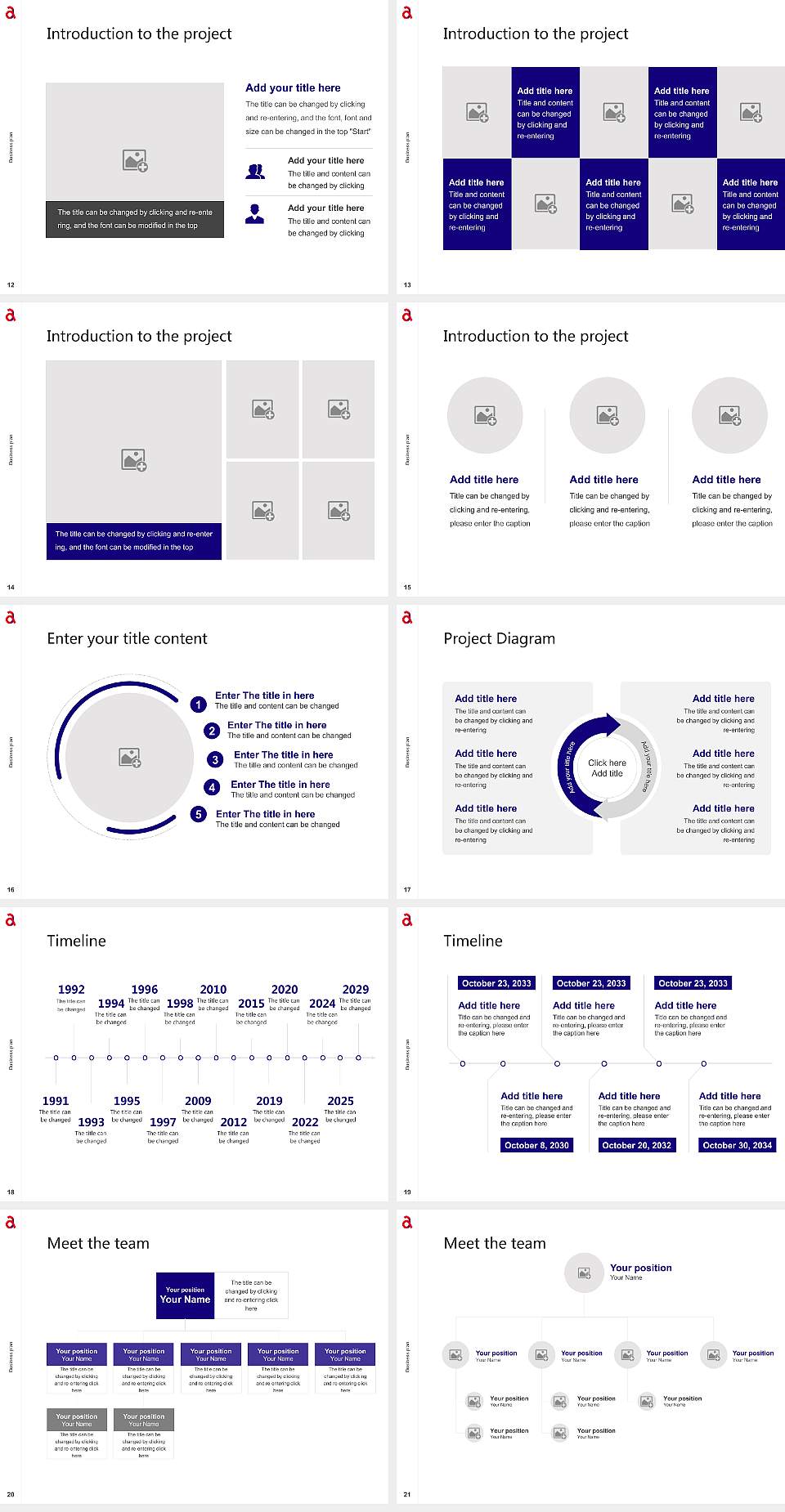 Anhalt University of Applied Sciences Competition/Entrepreneurship Contest PPT Template4:3 ratio PPT effect preview image3
