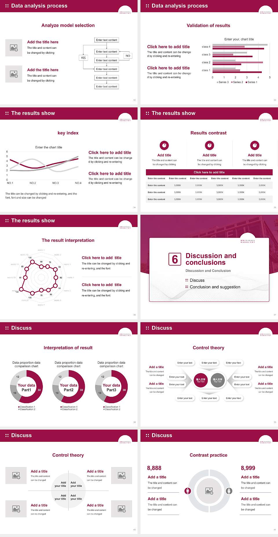 University of Kassel Graduation Thesis Defense PPT Template4:3 ratio PPT effect preview image5