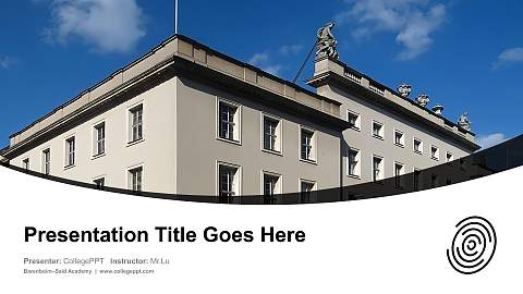 Barenboim–Said Academy Course/Courseware Creation PPT Template