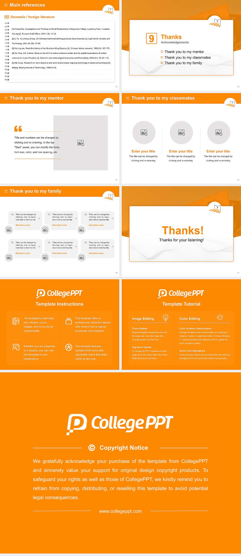 University of Passau Graduation Thesis Defense PPT Template4:3 ratio PPT effect preview image7