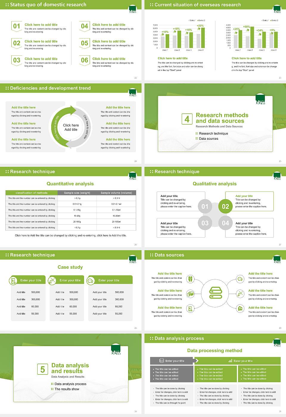 bbw University of Applied Sciences Graduation Thesis Defense PPT Template16:9 ratio PPT effect preview image4