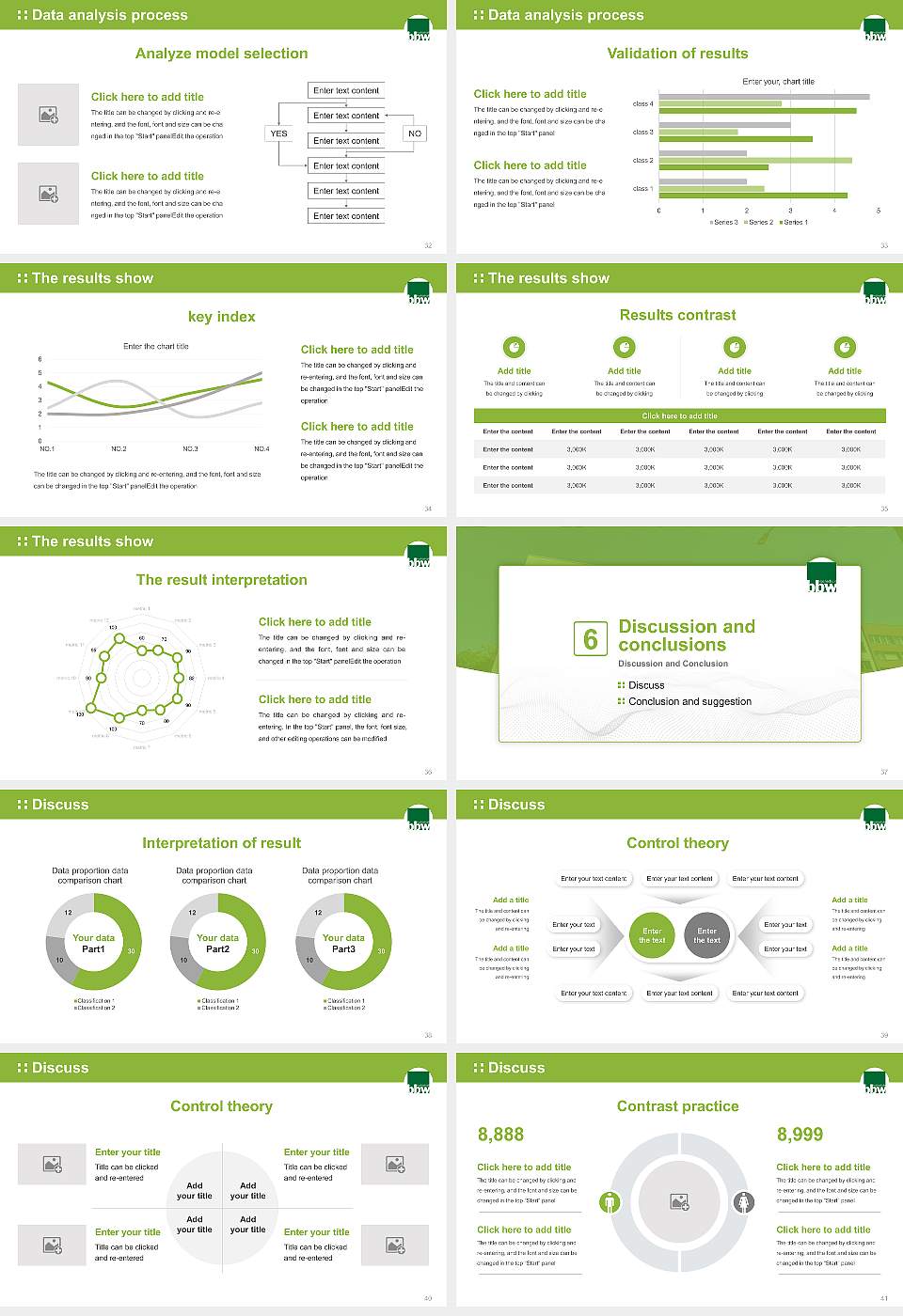 bbw University of Applied Sciences Graduation Thesis Defense PPT Template16:9 ratio PPT effect preview image5