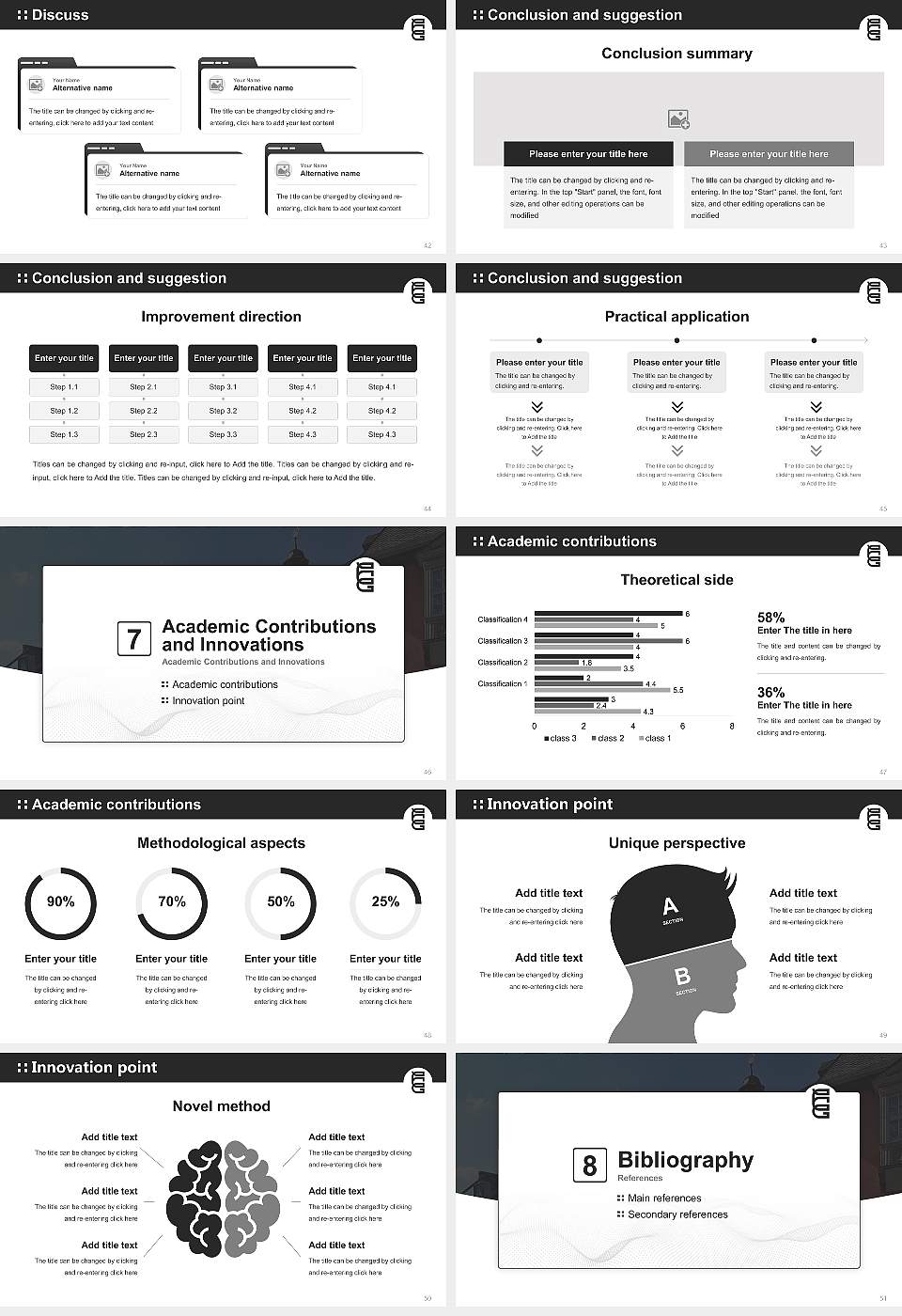 University of Social Design Graduation Thesis Defense PPT Template16:9 ratio PPT effect preview image6