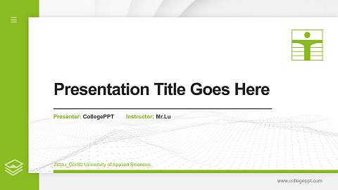 Zittau_Görlitz University of Applied Sciences Thesis Proposal/Graduation Defense PPT Template