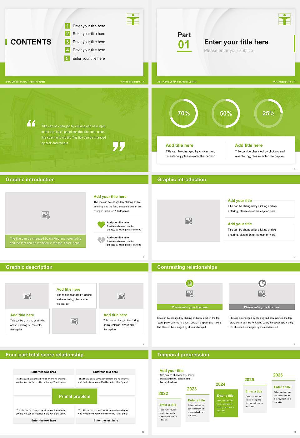 Zittau_Görlitz University of Applied Sciences Thesis Proposal/Graduation Defense PPT Template16:9 ratio PPT effect preview image2