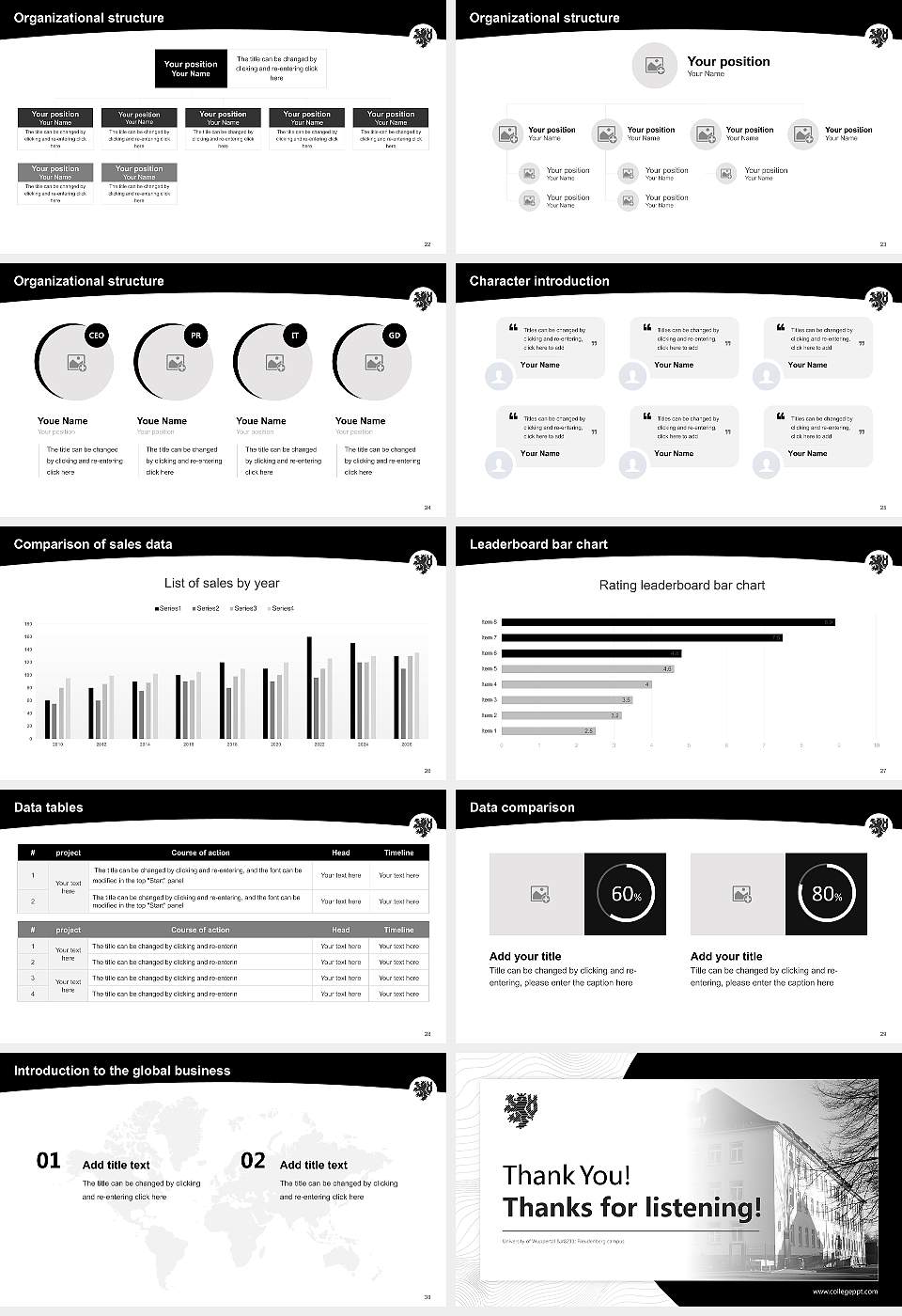University of Wuppertal – Freudenberg campus Academic Presentation/Research Findings Report PPT Template16:9 ratio PPT effect preview image4