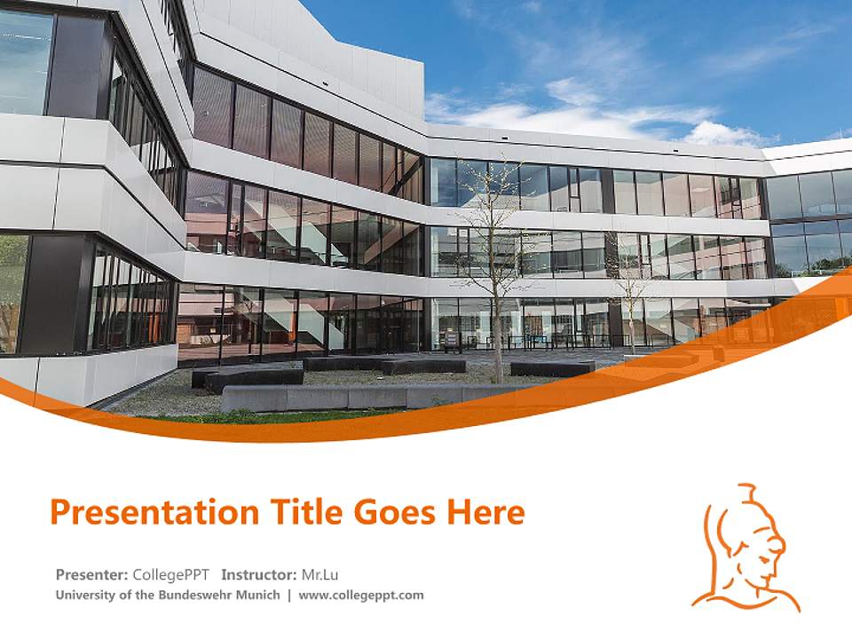 University of the Bundeswehr Munich Course/Courseware Creation PPT Template4:3 ratio PPT effect preview image5