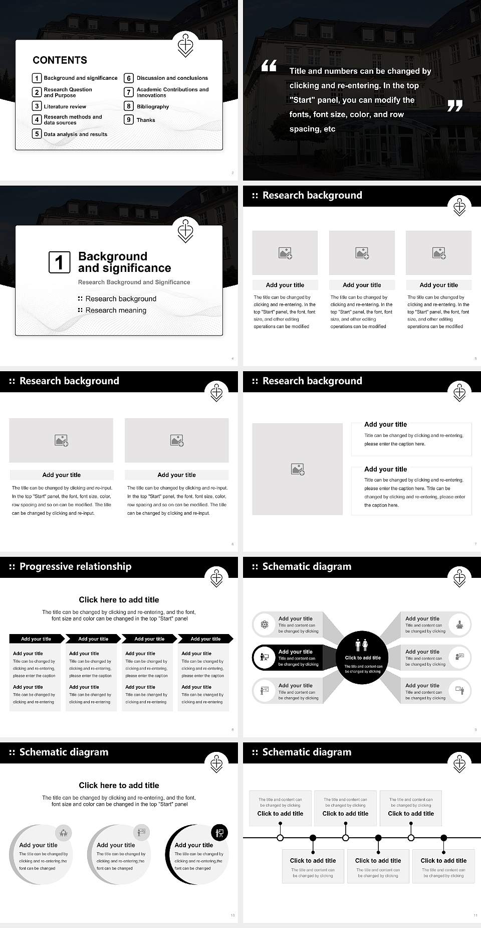 Vinzenz Pallotti University Graduation Thesis Defense PPT Template4:3 ratio PPT effect preview image2
