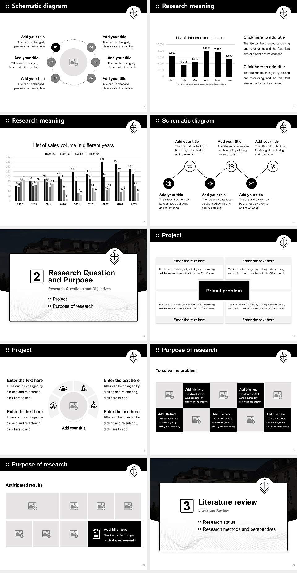 Vinzenz Pallotti University Graduation Thesis Defense PPT Template4:3 ratio PPT effect preview image3