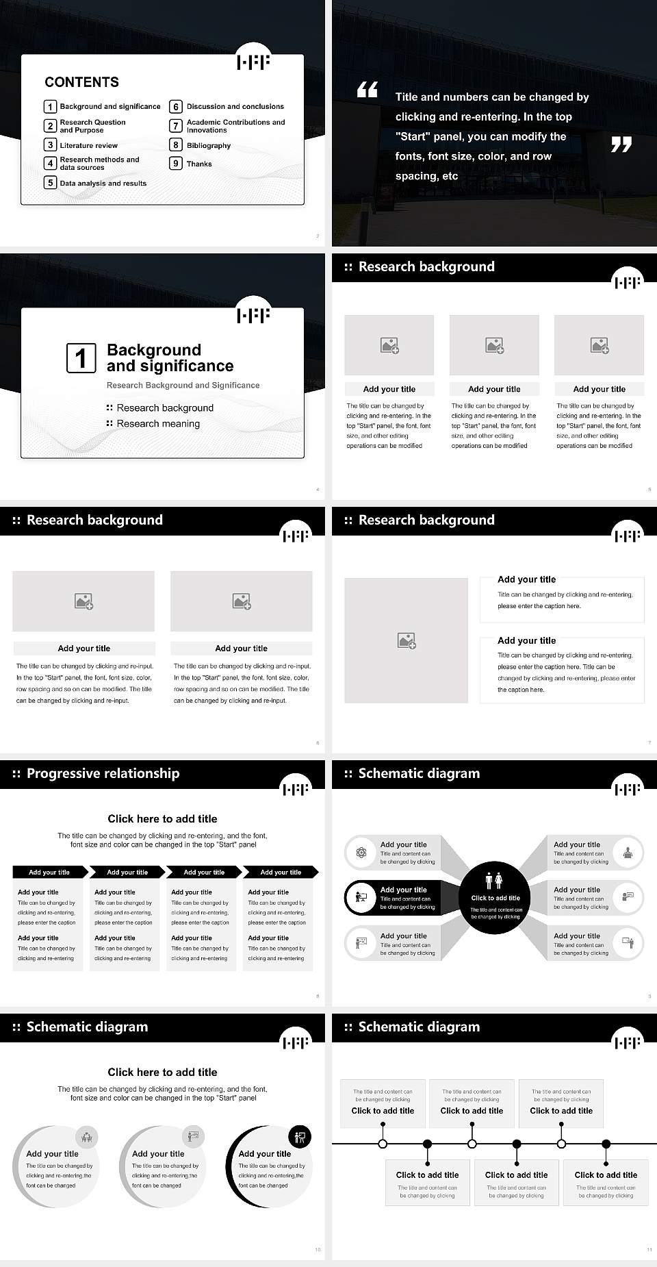 University of Television and Film Munich Graduation Thesis Defense PPT Template4:3 ratio PPT effect preview image2