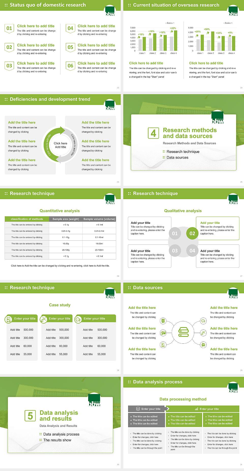 bbw University of Applied Sciences Graduation Thesis Defense PPT Template4:3 ratio PPT effect preview image4