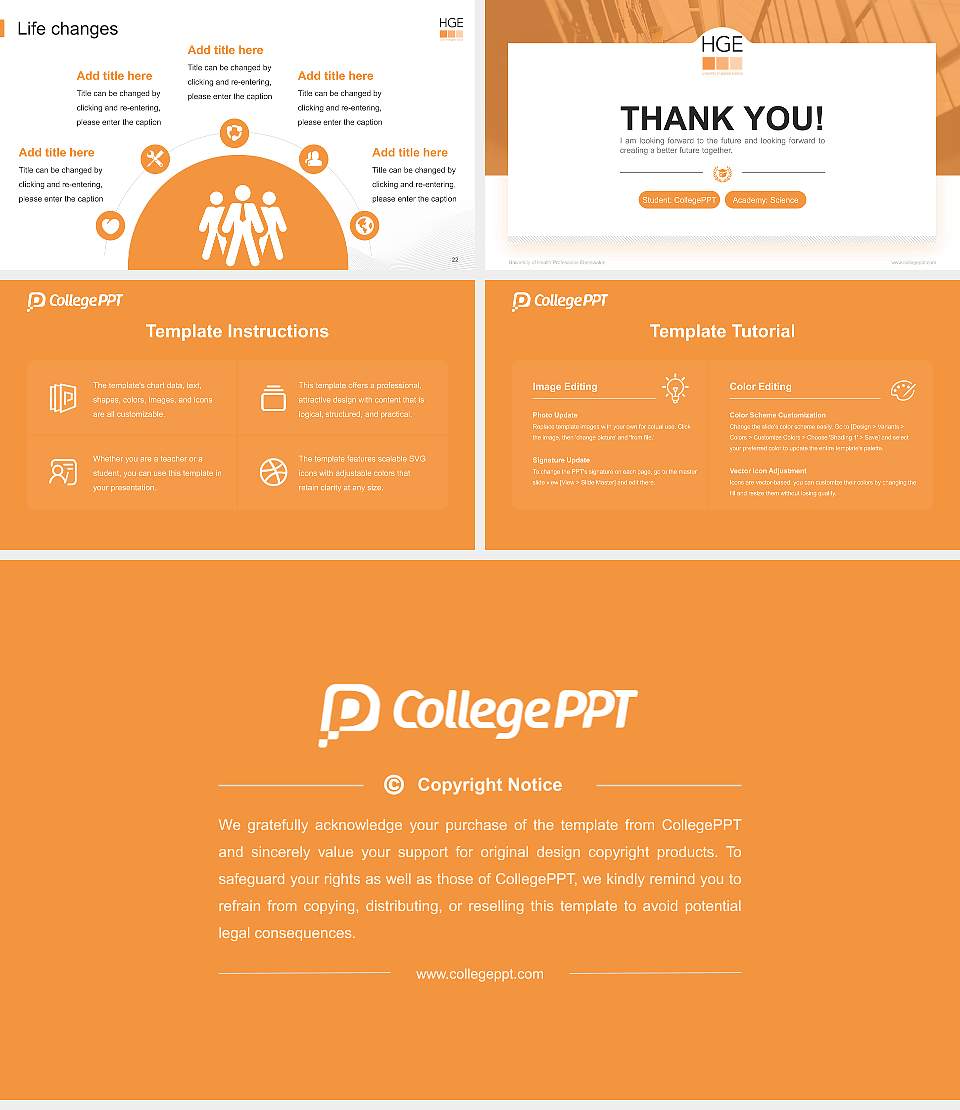 University of Health Professions Eberswalde National Scholarship Defense PPT Template16:9 ratio PPT effect preview image4