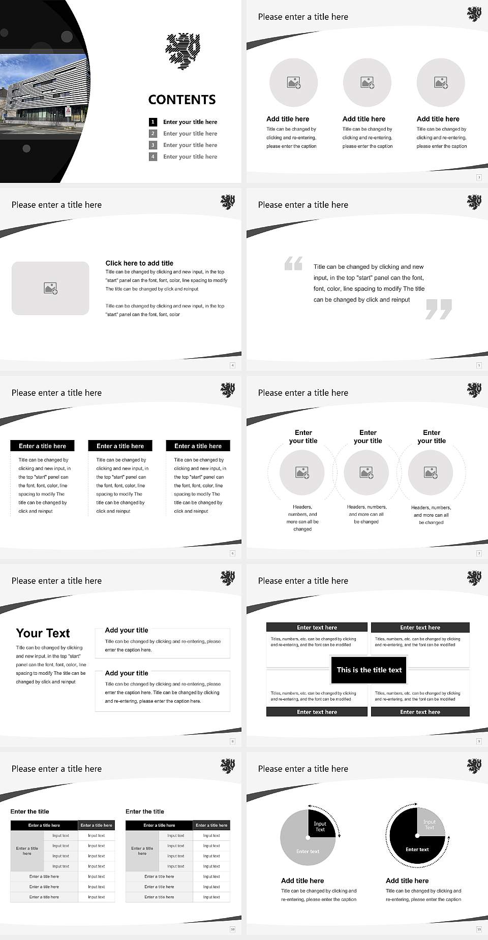 University of Wuppertal – Haspel campus Course/Courseware Creation PPT Template4:3 ratio PPT effect preview image2