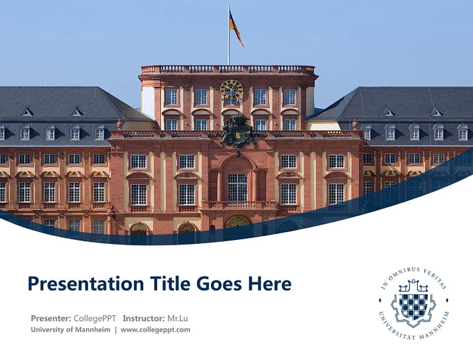 University of Mannheim Course/Courseware Creation PPT Template4:3 ratio PPT effect preview image5