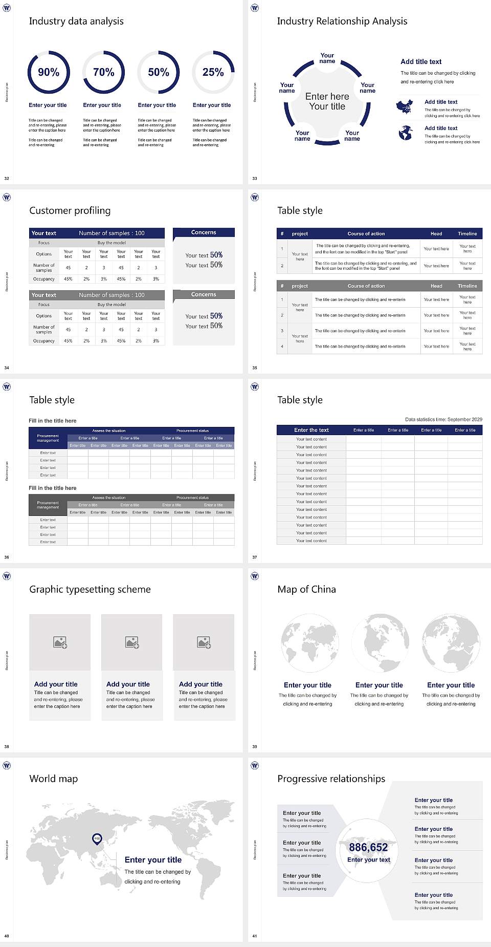 Wedel University of Applied Sciences Competition/Entrepreneurship Contest PPT Template4:3 ratio PPT effect preview image5