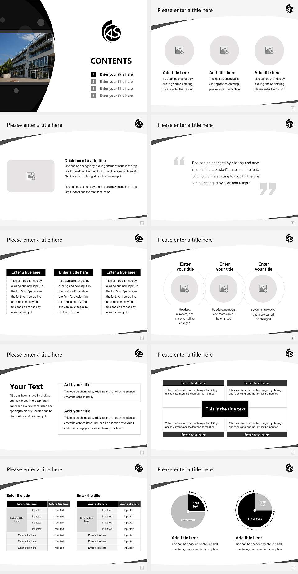 Albstadt-Sigmaringen University Course/Courseware Creation PPT Template4:3 ratio PPT effect preview image2
