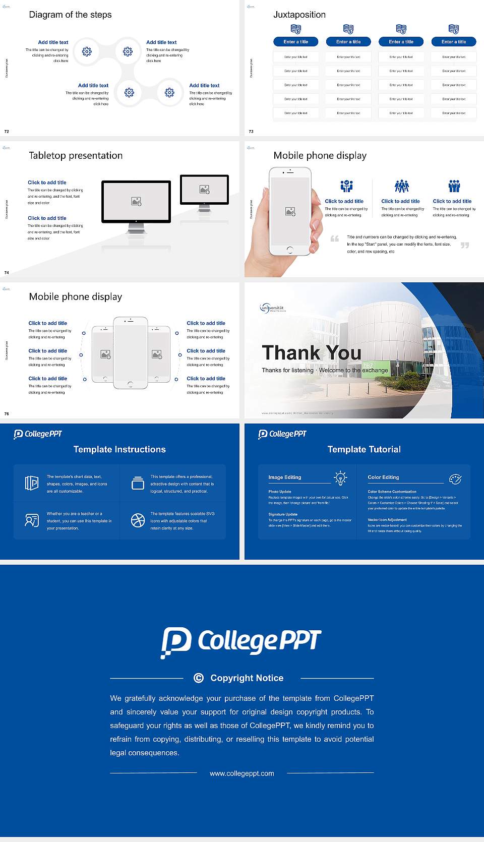 Witten_Herdecke University Competition/Entrepreneurship Contest PPT Template16:9 ratio PPT effect preview image9