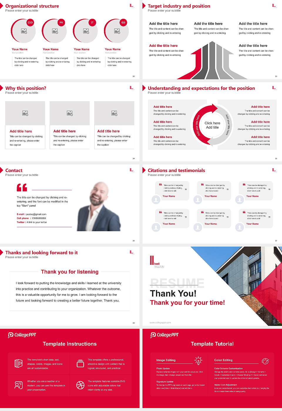 University of Music and Theatre Rostock Resume PPT Template16:9 ratio PPT effect preview image4