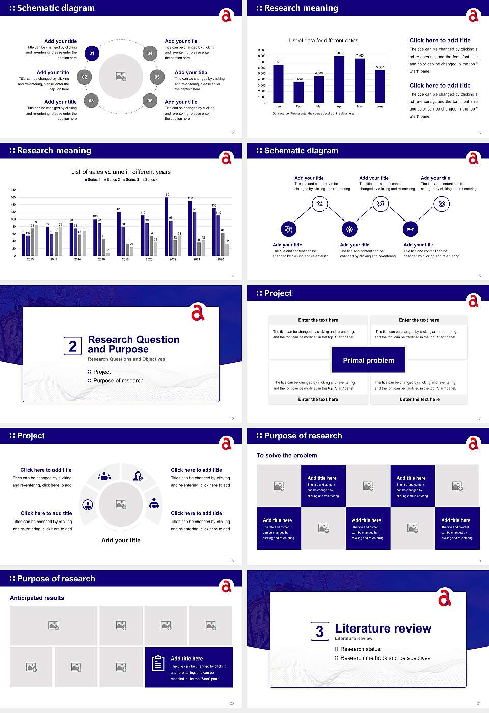 Anhalt University of Applied Sciences Graduation Thesis Defense PPT Template16:9 ratio PPT effect preview image3